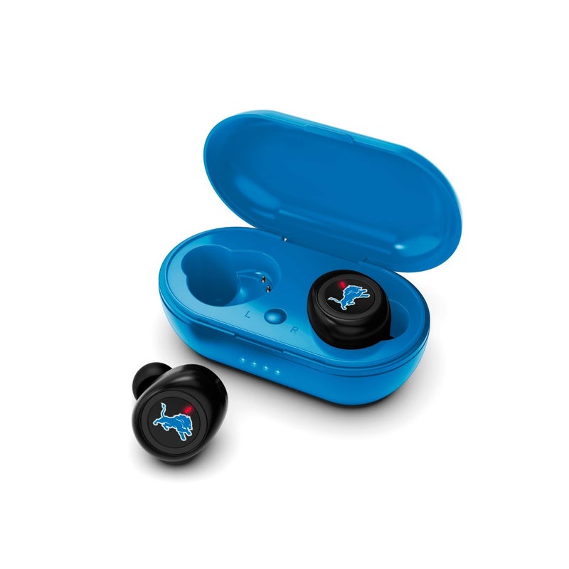 SOAR NFL True Wireless Earbuds, Detroit Lions - Image 1